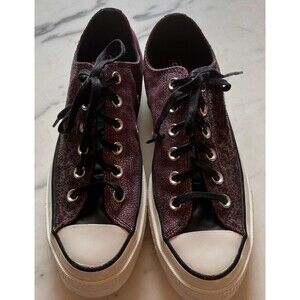 Converse Chuck 70 Ox Low Top Stingray Split Black Cherry Mens 6 Womens 8 A01085c